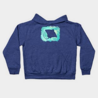 Heart Of The Sea Manta Ray Kids Hoodie